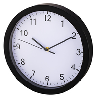 Image of Hama Pure - Quartz wall clock - Circle - Black - AA - 25 cm