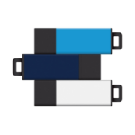 Centon 3 x Pro 2 8GB USB flash drive USB Type-A 2.0 Blue,Navy,White
