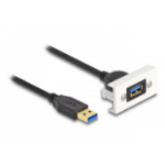 DeLOCK Easy 45 USB-kabel USB 3.2 Gen 1 (3.1 Gen 1) 1 m USB A Zwart