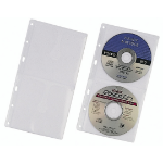 Durable 5203-19 Sleeve case 2 discs Transparent