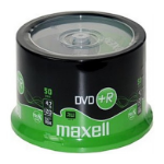 Maxell 4.7GB DVD+R 4.7GB DVD+R 50pc(s)