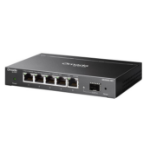 TP-Link Omada ES206X-M2 network switch Managed L2 2.5G Ethernet (100/1000/2500) Desktop/Wall-Mounting Black