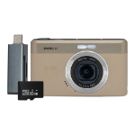 Kodak PIXPRO C1 13MP 4x Digital Zoom Compact Camera - Tan - Camera + 32GB MicroSD Card + Card Reader