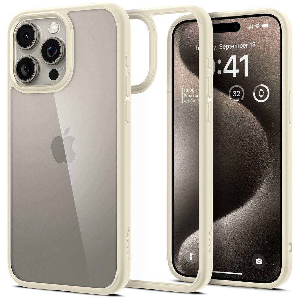 Image of Spigen ACS06448 mobile phone case 17 cm (6.7") Cover Beige. Trans