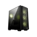 MSI MAG FORGE 330R AIRFLOW computer case Midi Tower Black, Transparent
