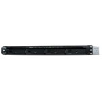 Synology RX418 disk array 16 TB Rack (1U) Black, Grey