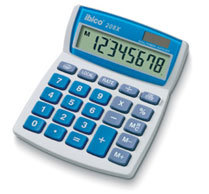 Image of Ibico 208X calculator Desktop Basic Blue, White
