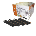 Peach 111818 tonercartridge 4 stuk(s) Zwart, Cyaan, Magenta, Geel