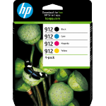 HP 6ZC74AE/912 Ink cartridge multi pack Bk,C,M,Y, 4x300 pages 17.08ml 8,3ml + 3x2,9ml Pack=4 for HP OJ Pro 8010/e/8020