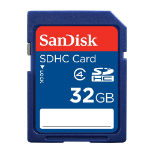 SanDisk 32GB SDHC Class 4