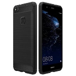 JLC Huawei P Smart 2017 Brushed Silicone Case - Black