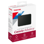 Toshiba Canvio Advance external hard drive 4 TB USB Type-A 3.2 Gen 1 (3.1 Gen 1) Black