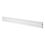 Deltaco DELO-0151 desk tool bars/rail 1200 mm Aluminium