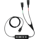 Jabra Link 265 ljudkabel USB2.0 2x QD Svart