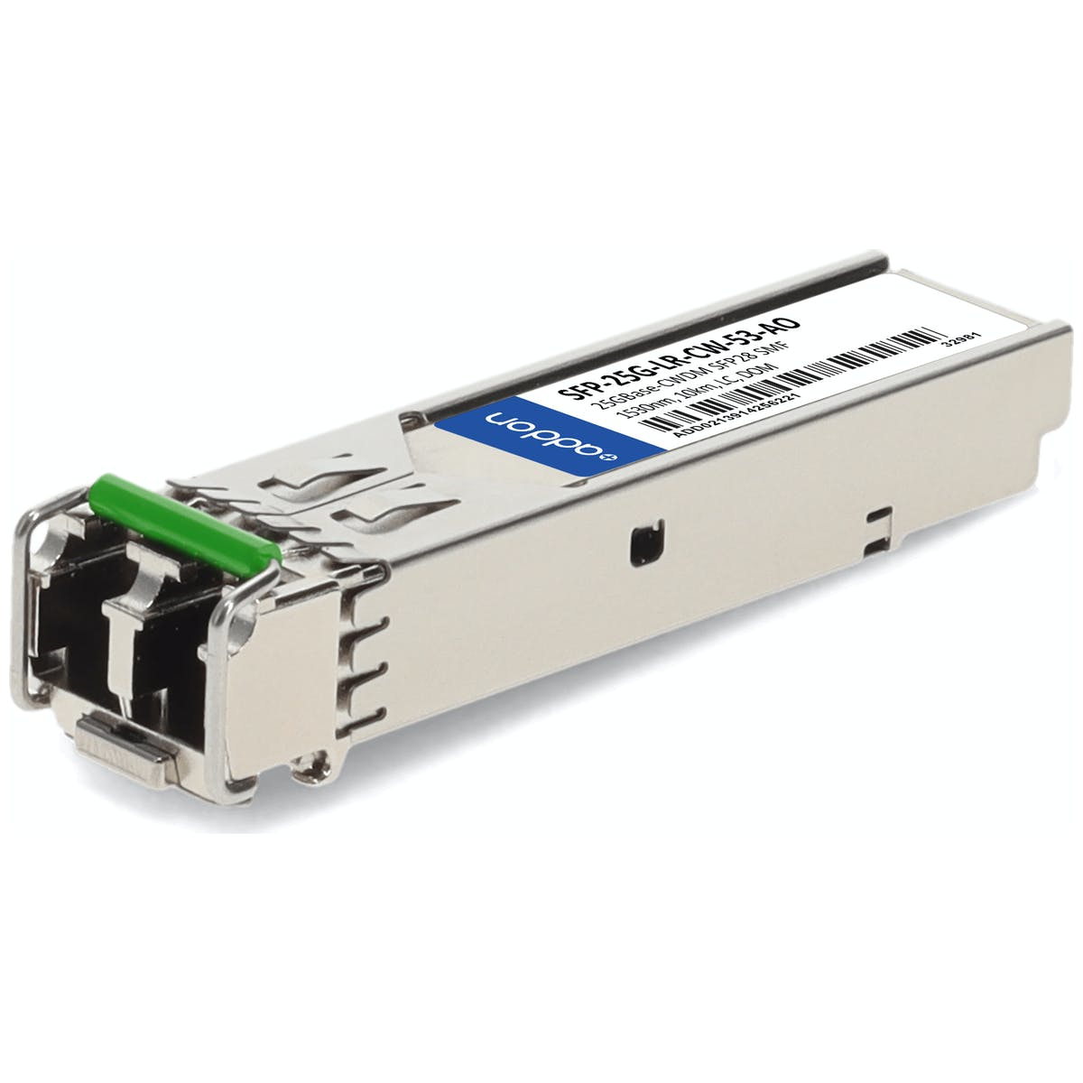 AddOn Networks SFP-25G-LR-CW-53-AO Compatible 25G SFP28 10 km TAA Compliant Transceiver AddOn Networks SFP-25G-LR-CW-53-AO Compatible 25G SFP28 10 km TAA Compliant Transceiver