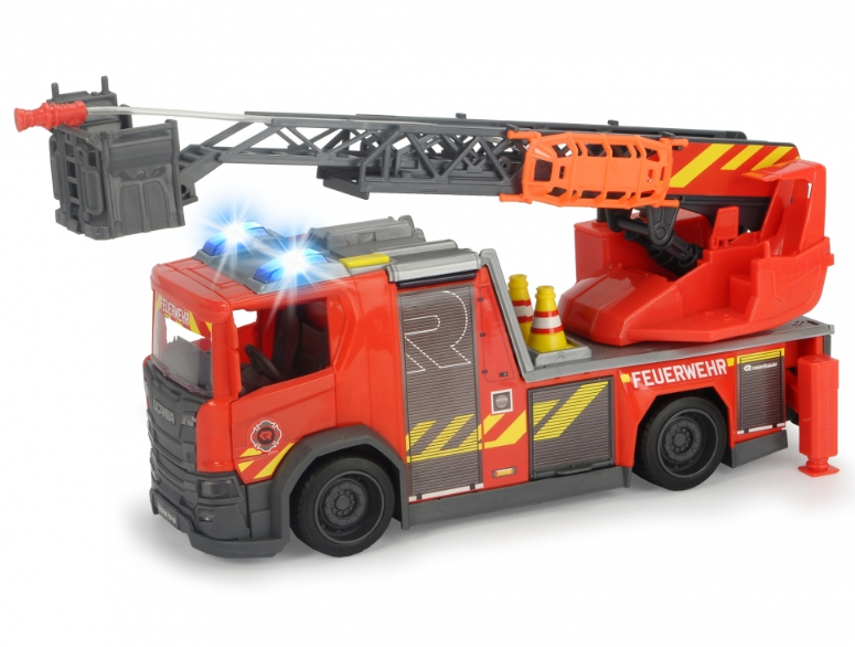Image of SIMBA DICKIE GROUP Dickie Toys Scania Turntable Ladder - Fire...