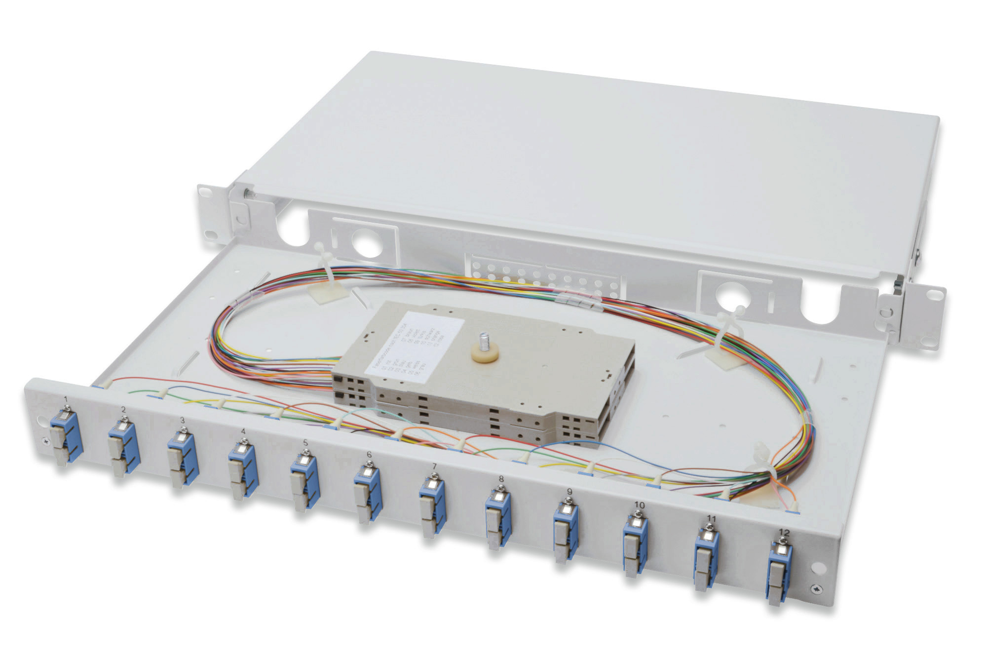 Image of Digitus Fiber Optic Splice Box, Equipped, SC, OS2