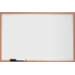 Nobo Basic Melamine Non Magnetic Whiteboard 600x400mm with Pine Trim