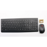 Lenovo 01AH848 keyboard Mouse included Office RF Wireless QWERTY Spanish Black