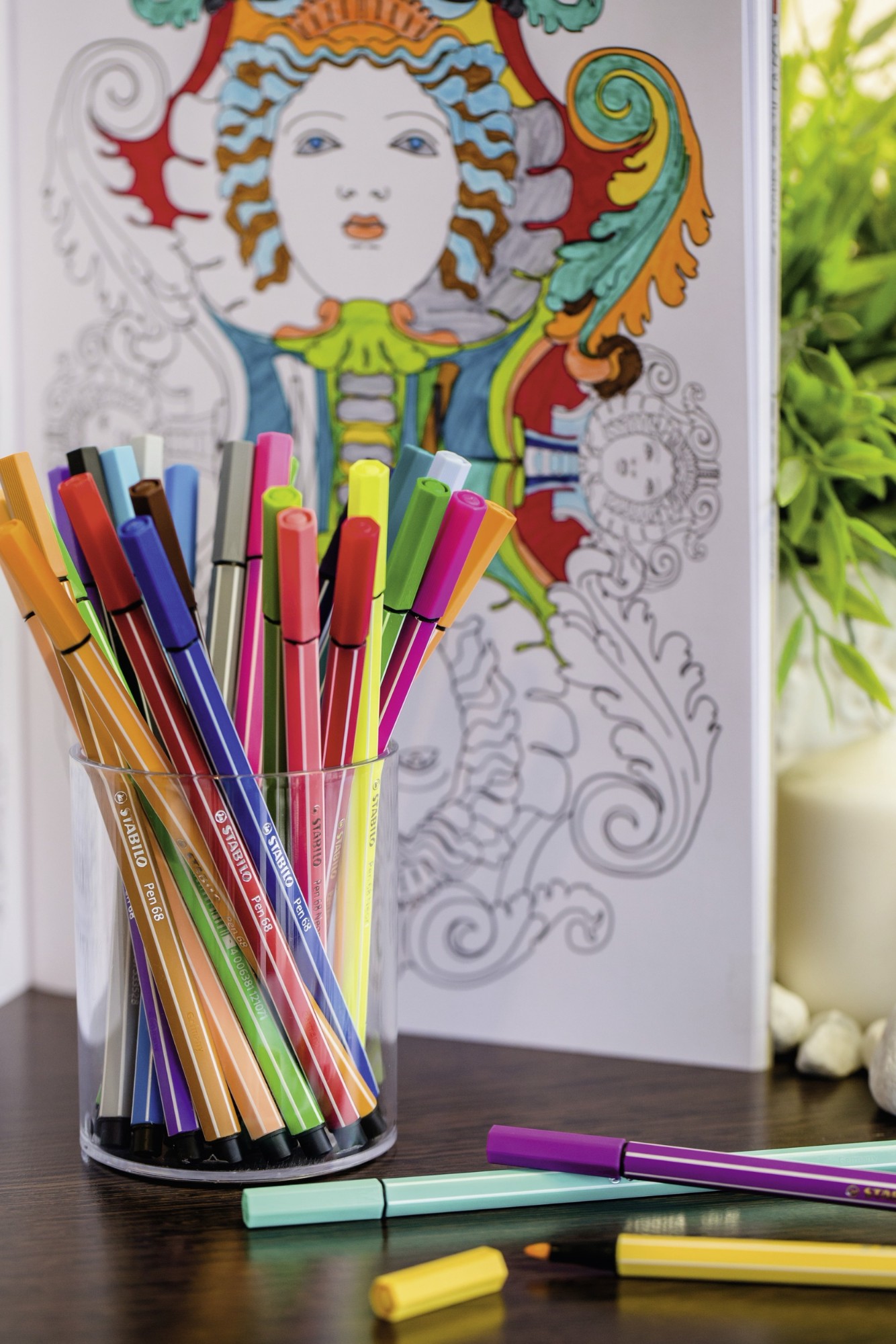 STABILO Pen 68 felt pen Multicolour 10 pc(s)
