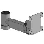 Ergonomic Solutions 200mm Swingarm, VESA 75/100