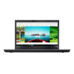 Lenovo ThinkPad T470p Intel® Core™ i5 i5-7300HQ Laptop 35.6 cm (14") 16 GB DDR4-SDRAM 1 TB HDD Windows 10 Pro Black