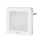 LogiLink LED night light socket, twilight sensor, square