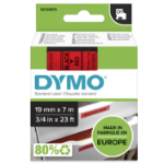 Dymo 45807/S0720870 DirectLabel-etikettes black on red 19mm x 7m for Dymo D1 6-19mm/24mm/400 Duo