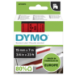 Dymo 45807/S0720870 DirectLabel-etikettes black on red 19mm x 7m for Dymo D1 6-19mm/24mm/400 Duo