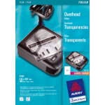 Avery 3552 printing film Laser A4 (210×297 mm) Polyester Transparent 100 sheets