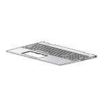 HP L20746-251 laptop spare part Housing base + keyboard