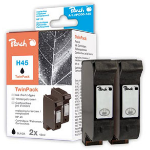 Peach 313027 inktcartridge 2 stuk(s) Zwart