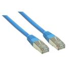 Alcasa 1m Cat6 S/FTP networking cable Blue S/FTP (S-STP)