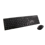 T'nB KBSCBK2 toetsenbord Inclusief muis Thuis RF draadloos + USB AZERTY Zwart