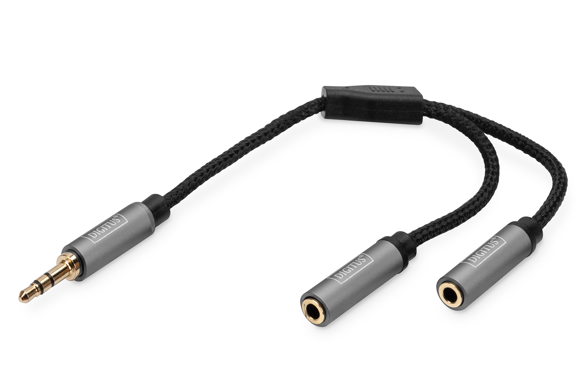 Image of Digitus Audio Splitter, 3.5 mm jack to 2x 3.5 mm socket