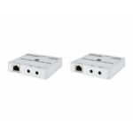 Monoprice 43959 AV extender AV transmitter & receiver White