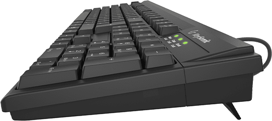 KeySonic KSK-8008U-IP keyboard Home/Office USB Black