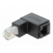 DeLOCK Adapter RJ45 plug downwards angled > RJ45 jack Cat.6 UTP