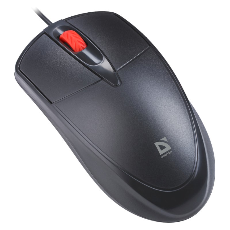 DFN MOUSE DEFENDER ICON MB-057 OPTICAL 1000dpi 3P BLACK SILENT CLICK