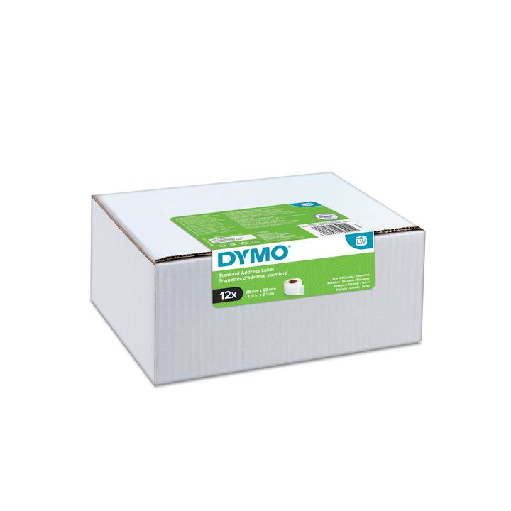 Image of Dymo 2093091 DirectLabel-etikettes 89mm x28mm Pack=12 for Dymo LW...