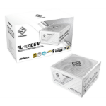 Asrock Steel Legend SL-1000G 1000W ATX Power Supply Unit, 80 Plus Gold Certified, 120mm Silent Cooling Fan, High Efficiency PSU