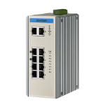 Advantech EKI-5729PI-AE commutateur réseau Non-géré Gigabit Ethernet (10/100/1000) Connexion Ethernet, supportant l'alimentation via ce port (PoE) Blanc