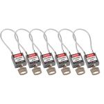 Brady 195982 padlock Cable Padlock 6 pc(s)