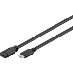 Microconnect MC-ITH-USBC-EX-002 USB cable USB 3.2 Gen 1 (3.1 Gen 1) 1.8 m Black