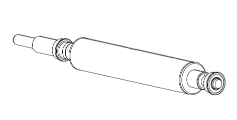 Image of Zebra P1083320-033 printer/scanner spare part Roller