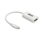 Tripp Lite U444-06N-DP4K6W video cable adapter 5.91" (0.15 m) USB Type-C DisplayPort White