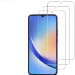 JLC Samsung A34 2D Tempered Glass Screen Protector 3 Pack