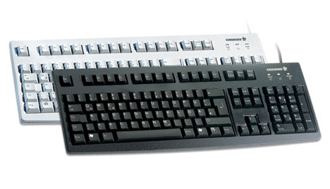 CHERRY G83-6105 USB, FR keyboard Grey