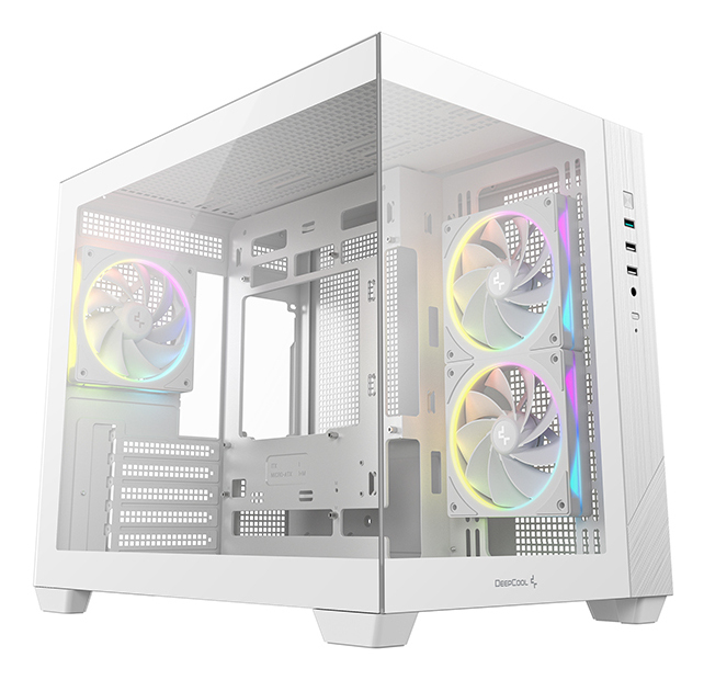 Deepcool White Cg330 3F Wh Tower