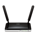 D-Link DWR-921/E wireless router Single-band (2.4 GHz) Fast Ethernet 3G 4G Black,White